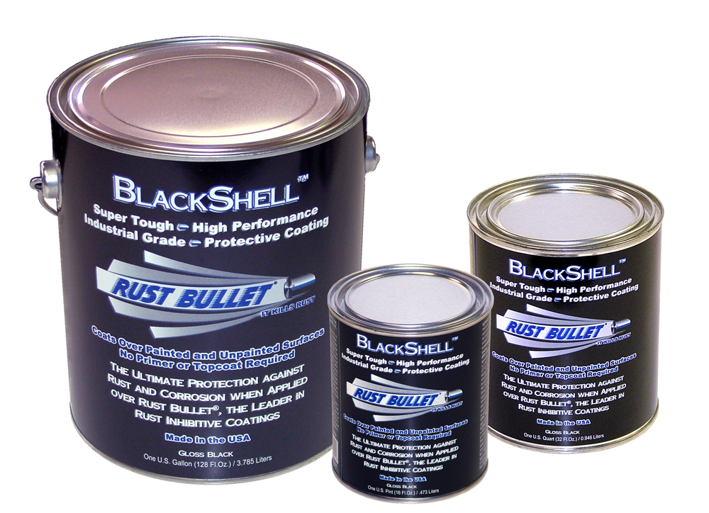 Blackshell – Rust Bullet Rust Prevention Products | Concrete Paint ...